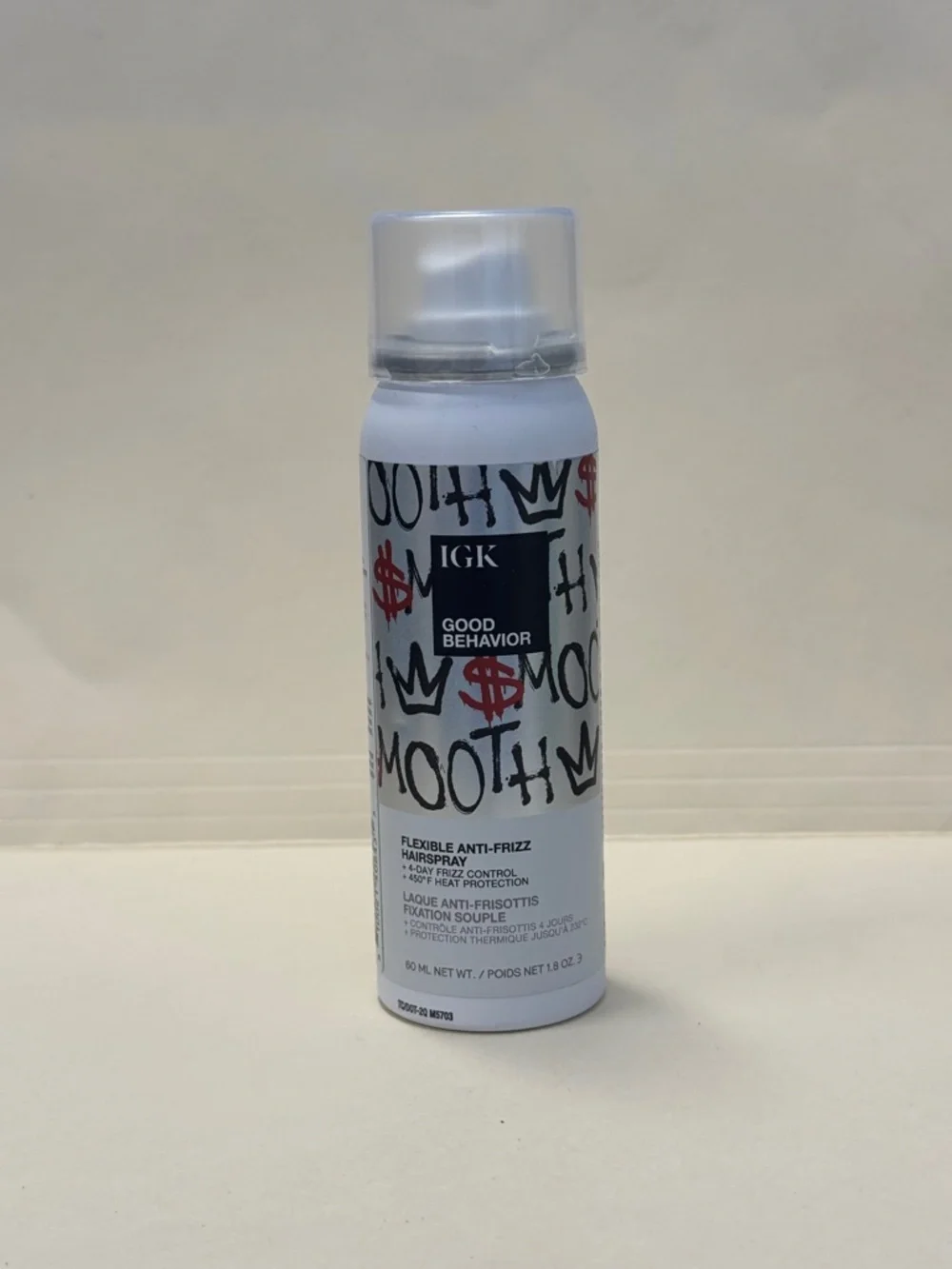IGK Good Behavior Flexible Anti-Frizz Hairspray Travel 1.8oz NIP